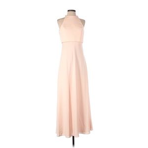 Pink Jill Jill Stuart Halter Gown